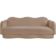 Meridian Furniture Bloom Beige Teddy Fabric Sofa