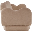 Meridian Furniture Bloom Beige Teddy Fabric Sofa