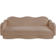 Meridian Furniture Bloom Beige Teddy Fabric Sofa