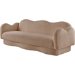 Meridian Furniture Bloom Beige Teddy Fabric Sofa