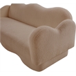 Meridian Furniture Bloom Beige Teddy Fabric Sofa