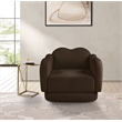 Meridian Furniture Bloom Brown Teddy Fabric Chair