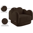 Meridian Furniture Bloom Brown Teddy Fabric Chair