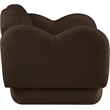 Meridian Furniture Bloom Brown Teddy Fabric Chair
