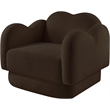 Meridian Furniture Bloom Brown Teddy Fabric Chair