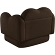Meridian Furniture Bloom Brown Teddy Fabric Chair