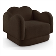 Meridian Furniture Bloom Brown Teddy Fabric Chair