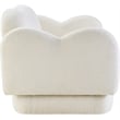 Meridian Furniture Bloom Cream Teddy Fabric Chair