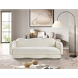 Meridian Furniture Bloom Cream Teddy Fabric Sofa
