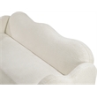 Meridian Furniture Bloom Cream Teddy Fabric Sofa