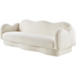Meridian Furniture Bloom Cream Teddy Fabric Sofa