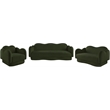 Meridian Furniture Bloom Green Teddy Fabric Chair