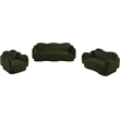 Meridian Furniture Bloom Green Teddy Fabric Chair
