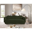 Meridian Furniture Bloom Green Teddy Fabric Sofa