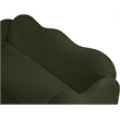 Meridian Furniture Bloom Green Teddy Fabric Sofa