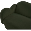 Meridian Furniture Bloom Green Teddy Fabric Sofa