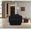 Meridian Furniture Bloom Black Velvet Chair