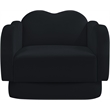 Meridian Furniture Bloom Black Velvet Chair