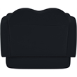 Meridian Furniture Bloom Black Velvet Chair