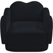 Meridian Furniture Bloom Black Velvet Chair