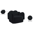 Meridian Furniture Bloom Black Velvet Chair