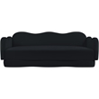 Meridian Furniture Bloom Black Velvet Sofa
