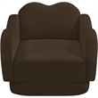 Meridian Furniture Bloom Brown Velvet Chair