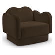 Meridian Furniture Bloom Brown Velvet Chair
