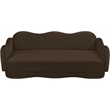 Meridian Furniture Bloom Brown Velvet Sofa