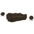 Meridian Furniture Bloom Brown Velvet Sofa