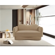 Meridian Furniture Bloom Camel Velvet Loveseat