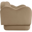 Meridian Furniture Bloom Camel Velvet Loveseat