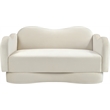 Meridian Furniture Bloom Cream Velvet Loveseat