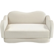 Meridian Furniture Bloom Cream Velvet Loveseat