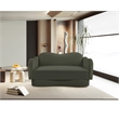 Meridian Furniture Bloom Green Velvet Loveseat