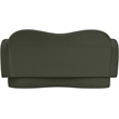 Meridian Furniture Bloom Green Velvet Loveseat