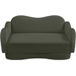 Meridian Furniture Bloom Green Velvet Loveseat