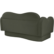Meridian Furniture Bloom Green Velvet Loveseat
