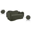 Meridian Furniture Bloom Green Velvet Loveseat