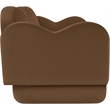 Meridian Furniture Bloom Saddle Velvet Sofa