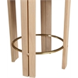 Meridian Furniture Harrison Cream Vegan Leather Counter Stool
