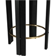 Meridian Furniture Harrison Black Vegan Leather Counter Stool
