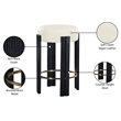 Meridian Furniture Harrison Cream Vegan Leather Counter Stool