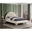 Meridian Furniture Madrid Cream Velvet King Bed