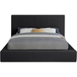 Meridian Furniture Dorian Black Velvet Full Bed