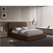 Meridian Furniture Dorian Brown Velvet Full Bed