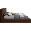 Meridian Furniture Dorian Brown Velvet Queen Bed