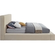 Meridian Furniture Dorian Cream Velvet Full Bed