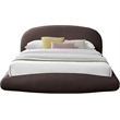Meridian Furniture Genesis Brown Teddy Fabric Full Bed