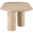 Meridian Furniture Dolan Oak Wood and Oak Veneer Dining Table